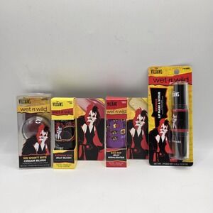 Wet n Wild x Disney Villains (Cruella de Vil) Makeup Bundle Set Of Four New Box